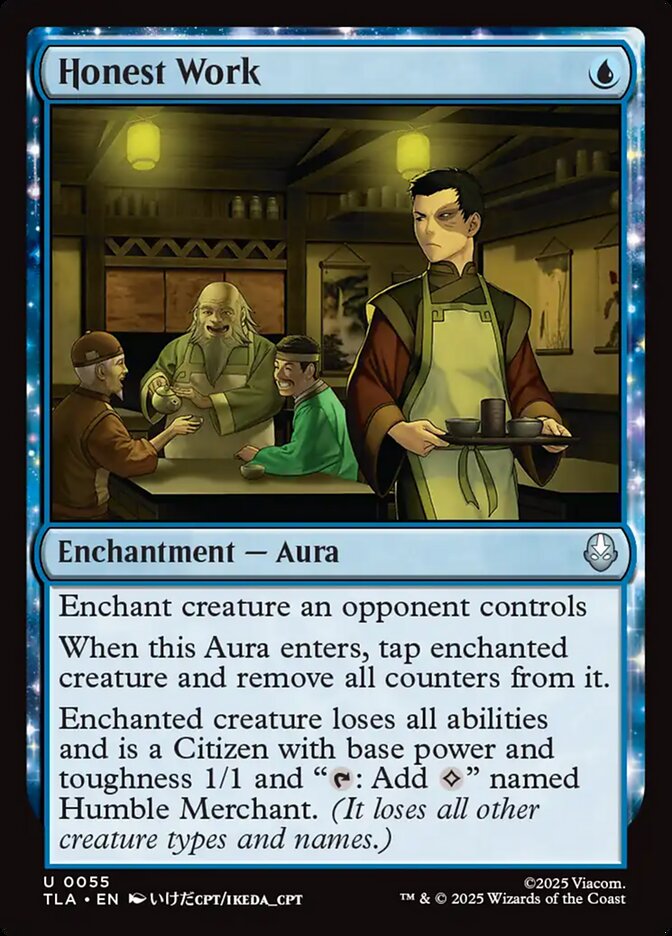 Honest Work Magic: The Gathering card