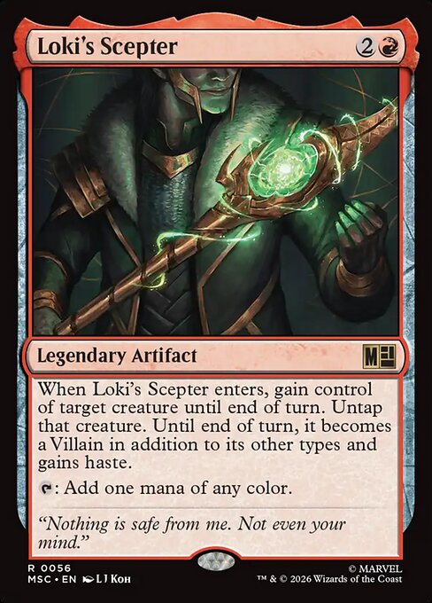 Loki's Scepter Magic: The Gathering card