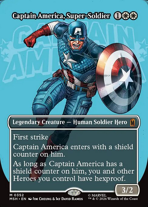 Captain America, Super-Soldier Magic: The Gathering card