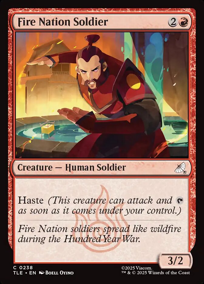 Fire Nation Soldier card image