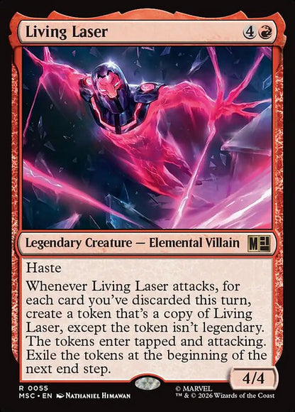 Living Laser Magic: The Gathering card
