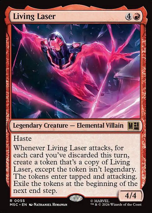 Living Laser Magic: The Gathering card