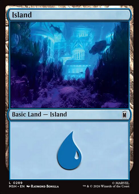 Island Magic: The Gathering card