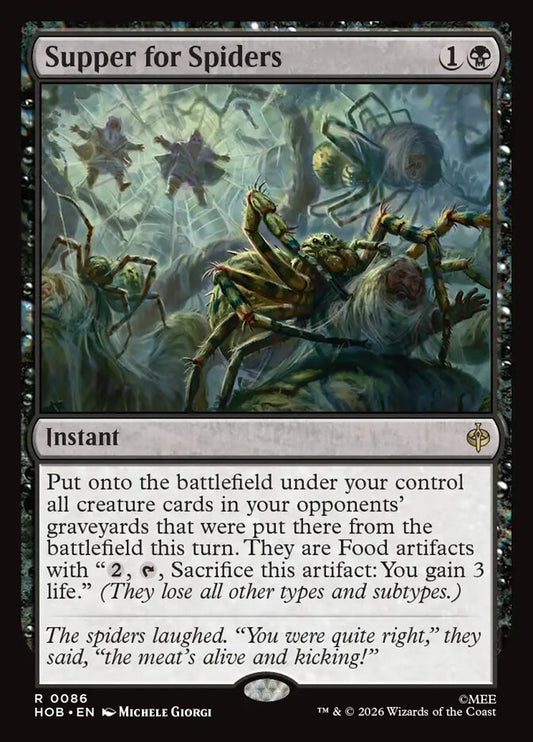 Supper for Spiders card image