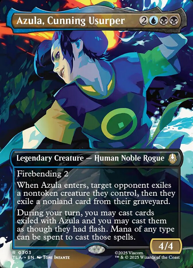 Azula, Cunning Usurper Magic: The Gathering card