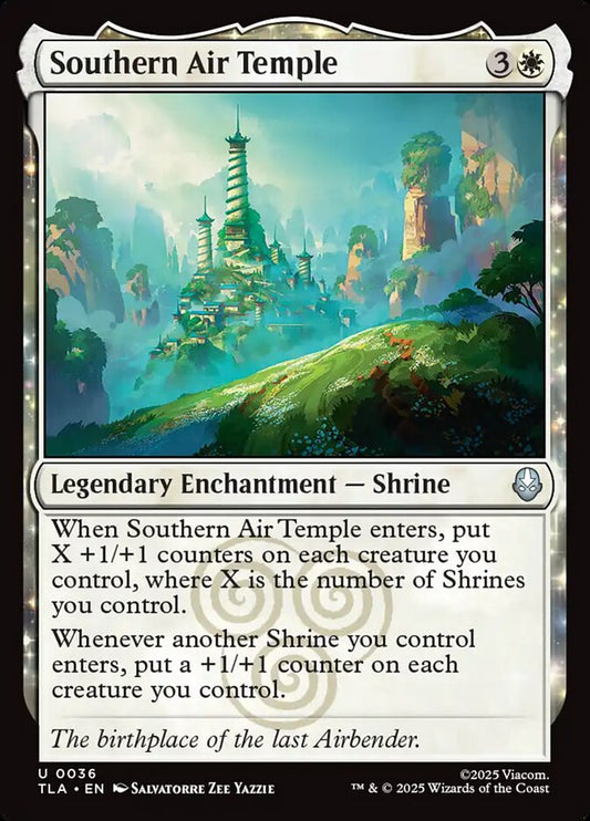 Southern Air Temple Magic: The Gathering card