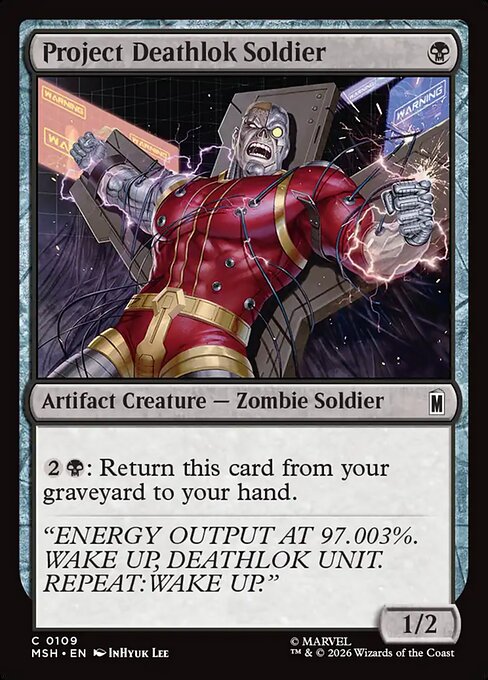 Project Deathlok Soldier Magic: The Gathering card