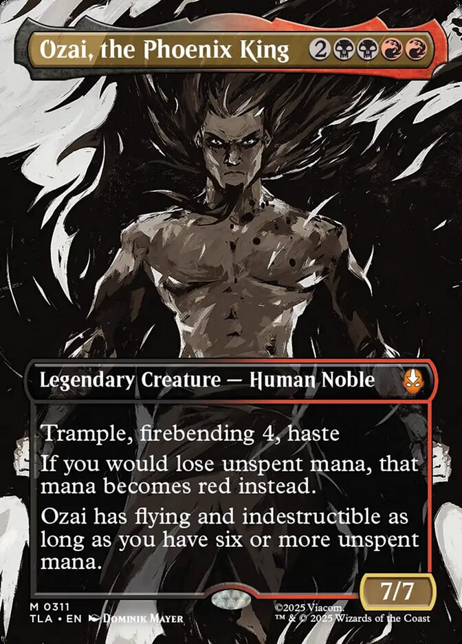 Ozai, the Phoenix King Magic: The Gathering card
