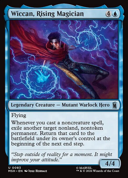 Wiccan, Rising Magician Magic: The Gathering card