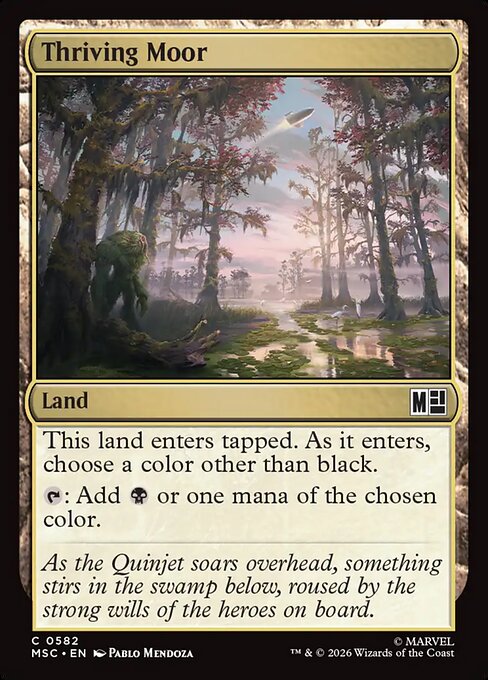 Thriving Moor Magic: The Gathering card