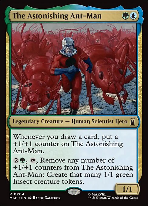 The Astonishing Ant-Man Magic: The Gathering card