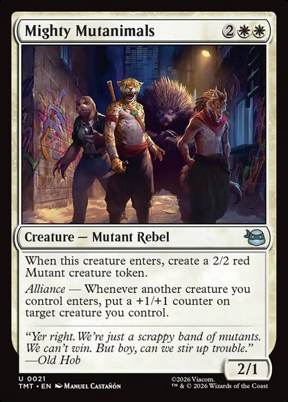 Mighty Mutanimals card image
