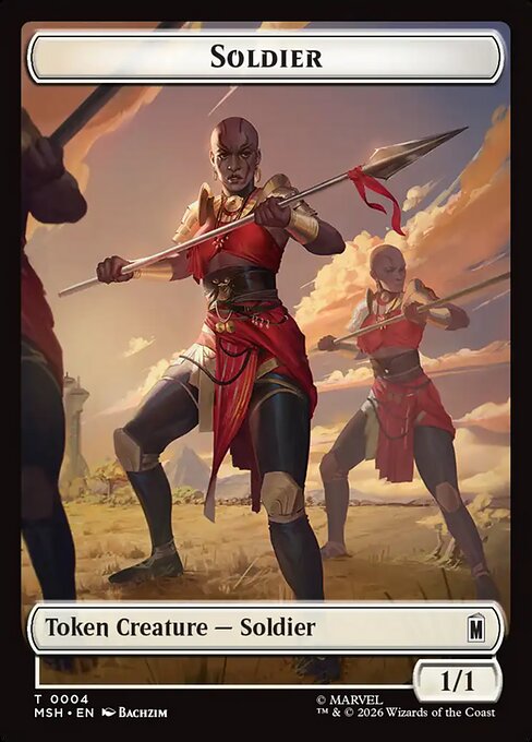 Soldier Magic: The Gathering card