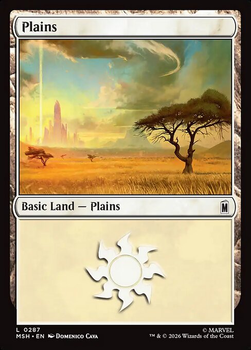 Plains Magic: The Gathering card