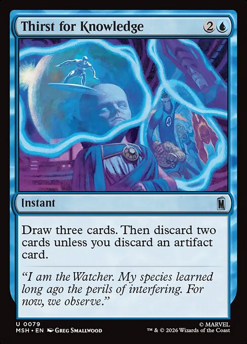 Thirst for Knowledge Magic: The Gathering card