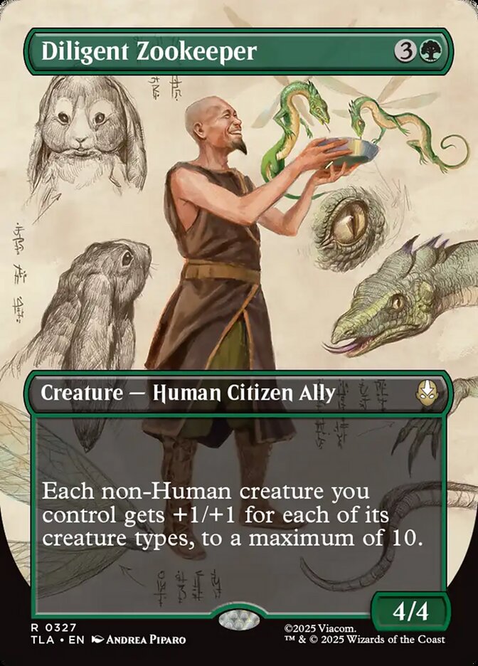 Diligent Zookeeper Magic: The Gathering card