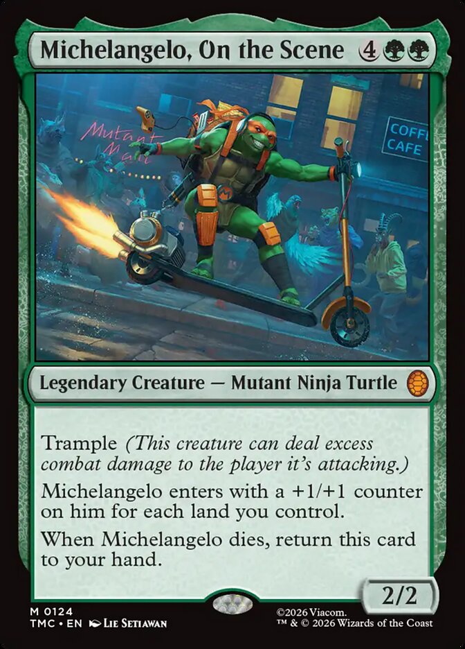 Michelangelo, On the Scene card image