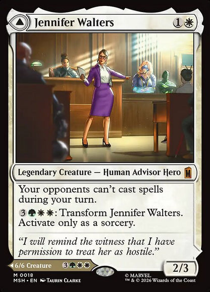 Jennifer Walters Magic: The Gathering card
