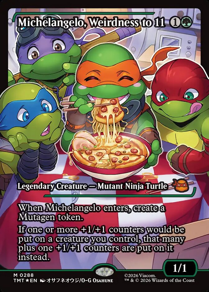 Michelangelo, Weirdness to 11 card image