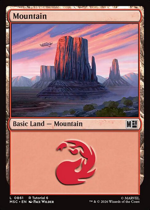 Mountain Magic: The Gathering card