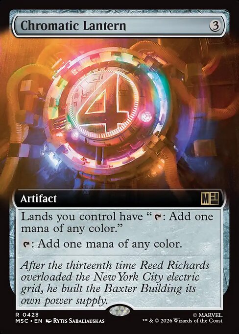 Chromatic Lantern Magic: The Gathering card