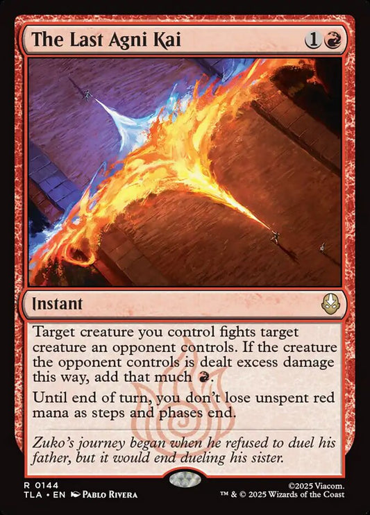 The Last Agni Kai Magic: The Gathering card