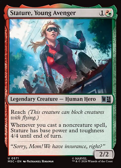 Stature, Young Avenger Magic: The Gathering card