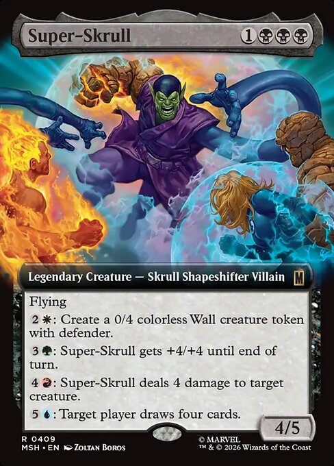 Super-Skrull Magic: The Gathering card