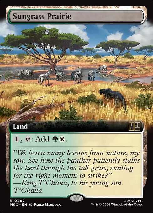 Sungrass Prairie Magic: The Gathering card