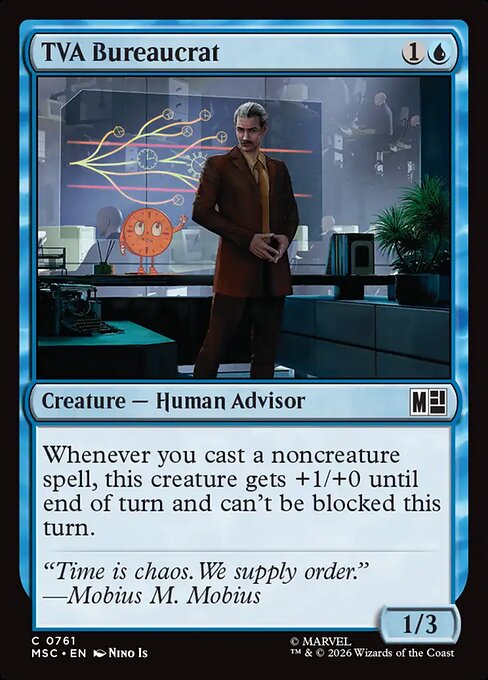 TVA Bureaucrat Magic: The Gathering card