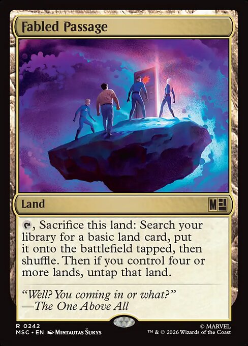 Fabled Passage Magic: The Gathering card