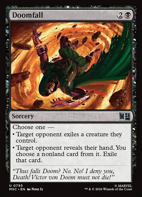 Doomfall Magic: The Gathering card