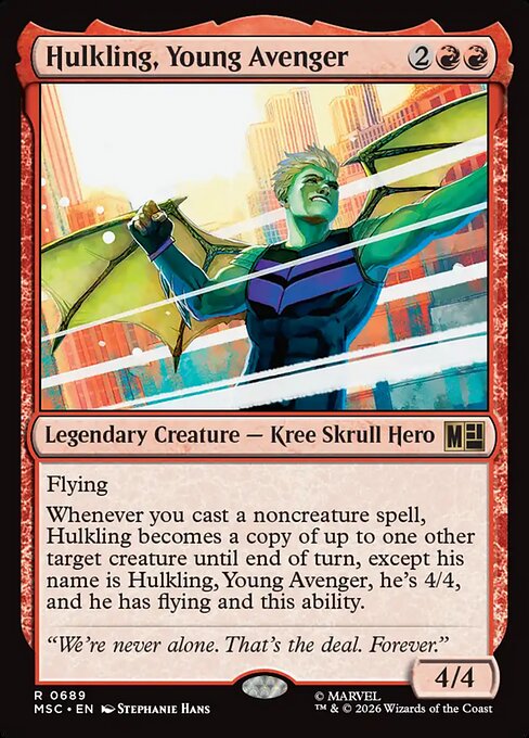 Hulkling, Young Avenger Magic: The Gathering card