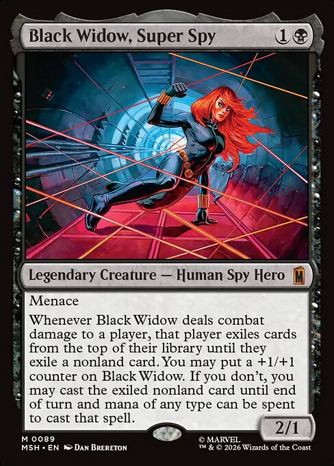 Black Widow, Super Spy Magic: The Gathering card