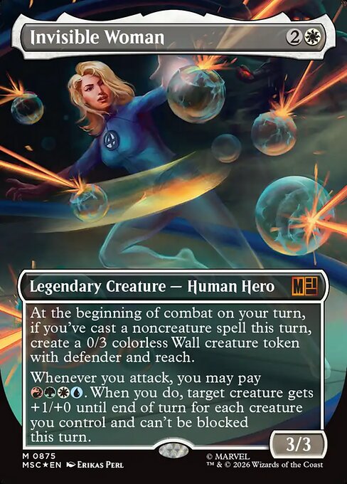 Invisible Woman Magic: The Gathering card