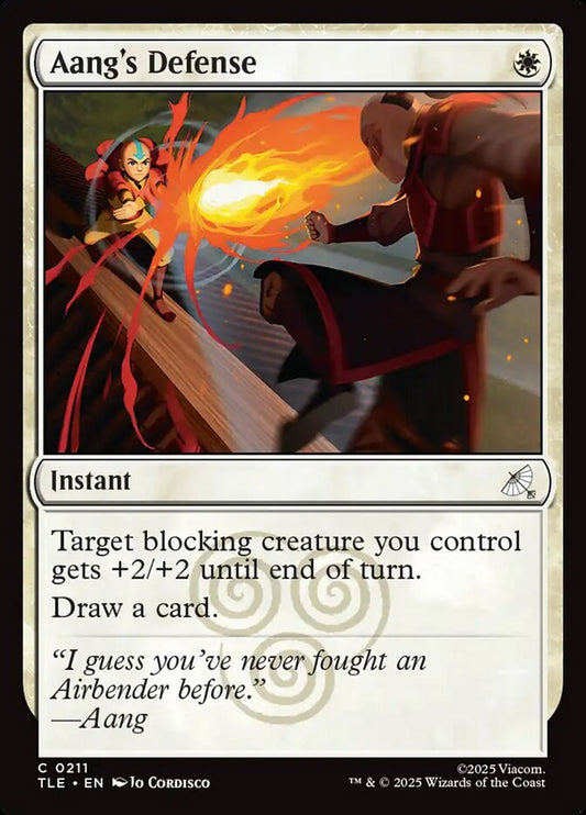 Aang's Defense card image