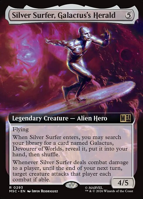 Silver Surfer, Galactus's Herald Magic: The Gathering card