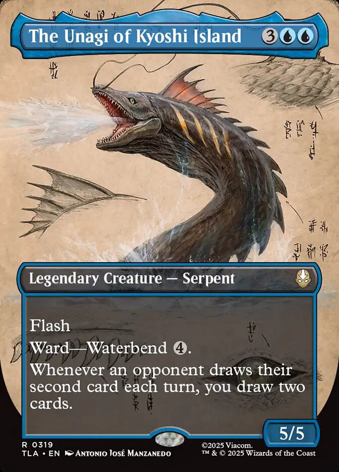 The Unagi of Kyoshi Island Magic: The Gathering card