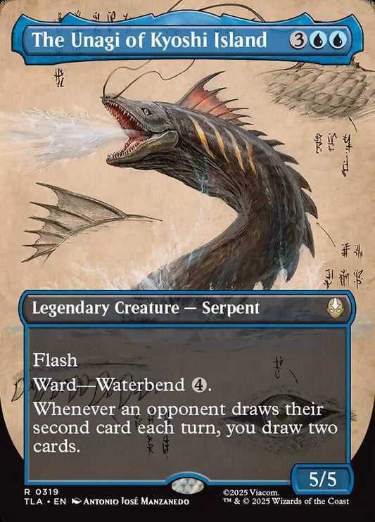 The Unagi of Kyoshi Island Magic: The Gathering card