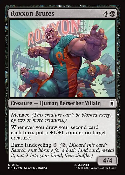 Roxxon Brutes Magic: The Gathering card