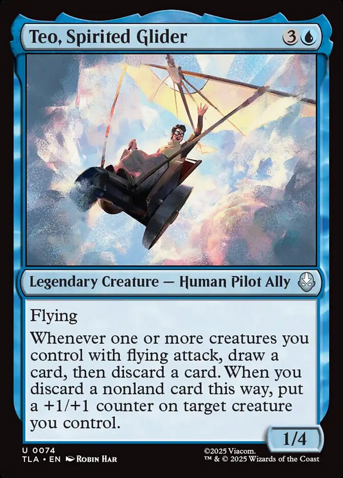 Teo, Spirited Glider Magic: The Gathering card