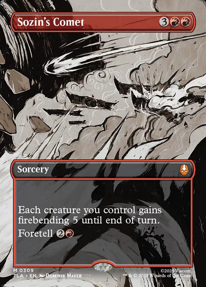 Sozin's Comet Magic: The Gathering card