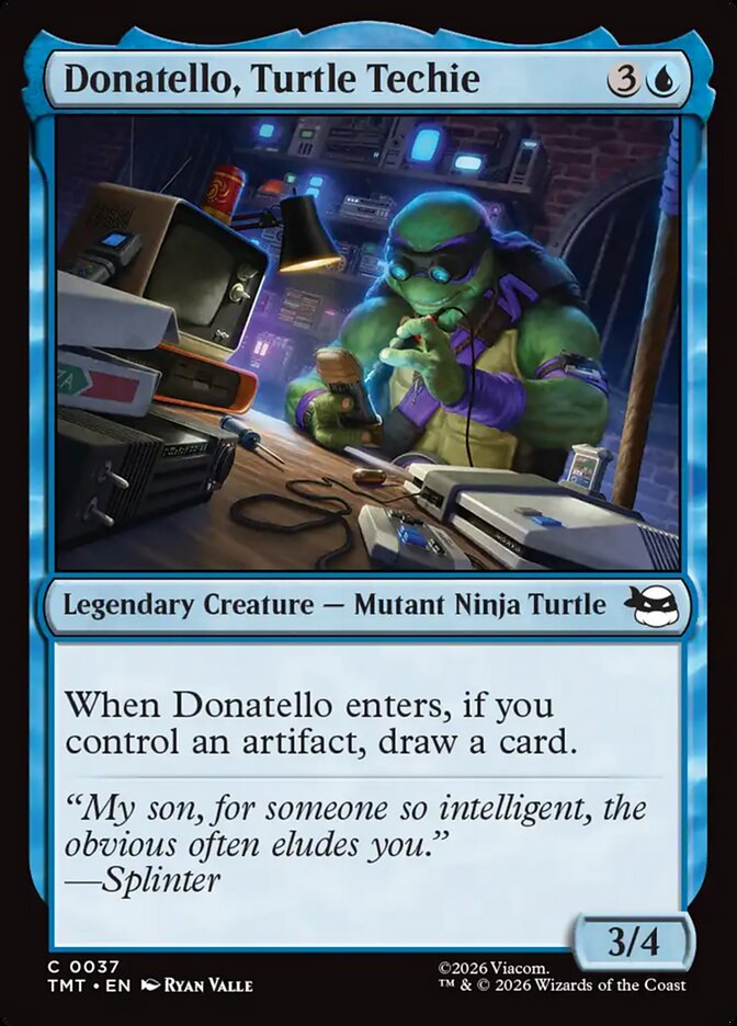 Donatello, Turtle Techie card image