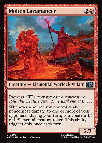 Molten Lavamancer Magic: The Gathering card