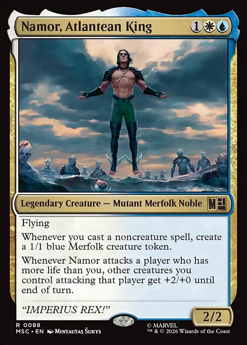 Namor, Atlantean King Magic: The Gathering card