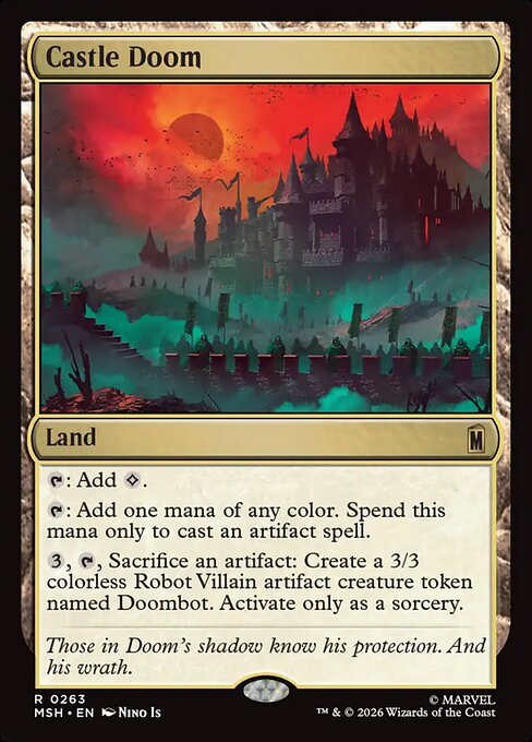 Castle Doom Magic: The Gathering card