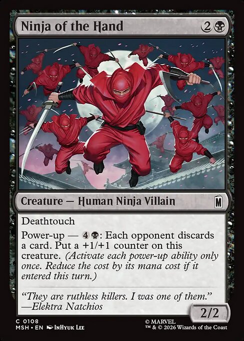 Ninja of the Hand Magic: The Gathering card