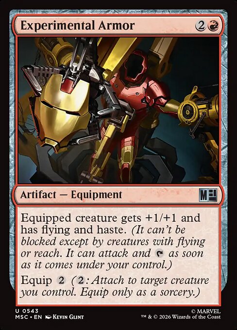Experimental Armor Magic: The Gathering card