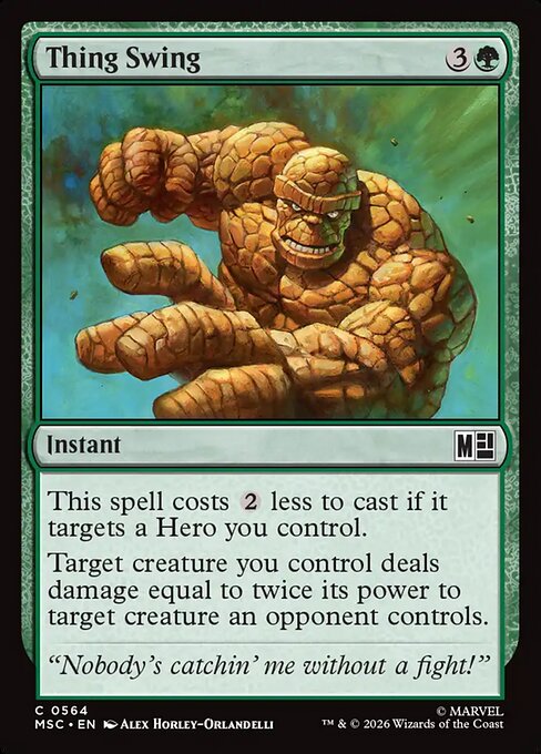 Thing Swing Magic: The Gathering card