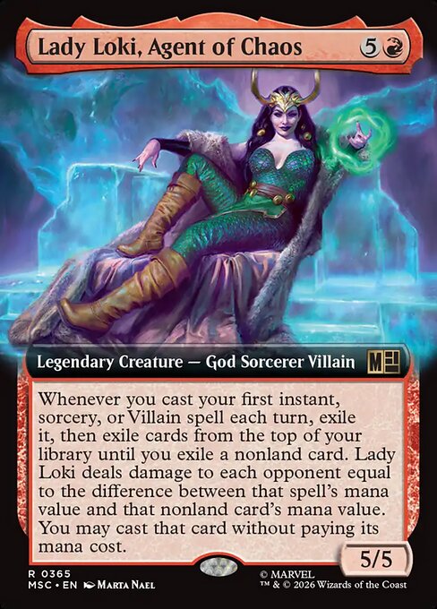 Lady Loki, Agent of Chaos Magic: The Gathering card